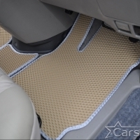 Автомобильные коврики EVA на Toyota Noah-Voxy II пр.руль (2007-2015) 2 ряд - с проходом