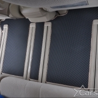 Автомобильные коврики EVA на Toyota Vellfire I пр.руль (2008-2014) 2 ряд - 3 места