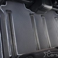 Коврики текстильные на Toyota Vellfire I пр.руль (2008-2014) 2 ряд - 2 места