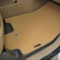 Коврики текстильные на Kia Carnival III (9мест) 2+2 без трансформеров (2014->)