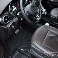 Коврики текстильные на Mercedez-Benz V-klasse II W447 (лимузин) (2014->)