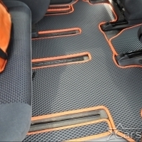 Коврики текстильные на Toyota Estima II пр.руль (2000-2006)