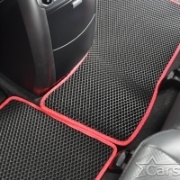 Коврики текстильные на Kia Mohave I 3 ряда (2008-2020)