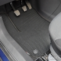 Коврики текстильные на Opel Zafira B 3 ряда (2005-2014) 