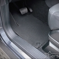 Двухслойные коврики EVA на Mercedes-Benz GLS-klasse I X166 3 ряда (2015-2019)