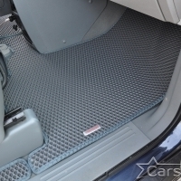Автомобильные коврики EVA на Chrysler Grand Voyager V (2008->) 2 ряд: кресла 2+1 без прохода