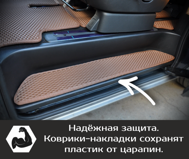 Накладки на пороги для Hyundai Grand Starex Urban