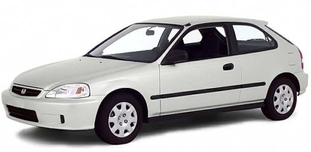 Автомобильные коврики EVA для Honda Civic VI 3D (1995-2001)