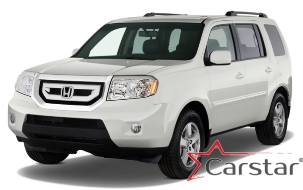Двухслойные коврики EVA для Honda Pilot II 3 ряда (2008-2015)