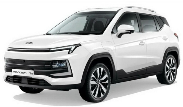 Двухслойные коврики EVA для Москвич 3е (2022->)