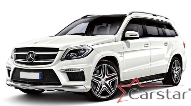 Автомобильные коврики EVA 3D для Mercedes-Benz GL-klasse II X166 3 ряда (2012-2015)