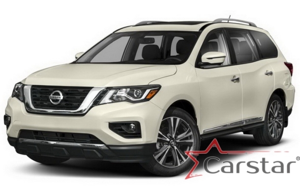 Автомобильные коврики EVA 3D для Nissan Pathfinder IV 3 ряда (2012->)